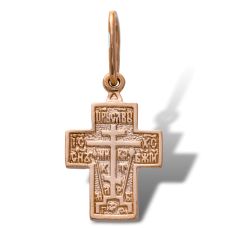 Крестик золотой Старообрядческий детский