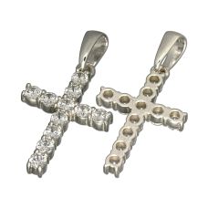 Крест «Нарядный» с фианитами