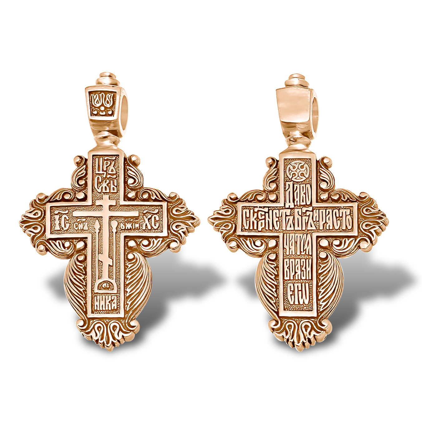 Золотые крестики женские православные